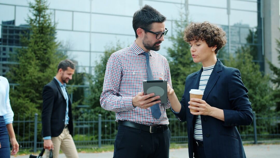business professionals networking